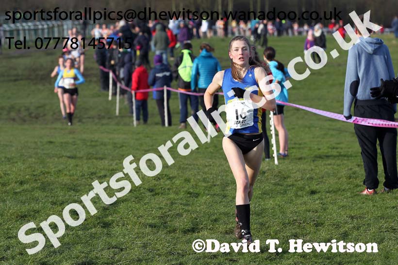 Under-17 womens Northern Cross Country  Championships, Pontefract. Photo: David T. Hewitson/Sports for All Pics